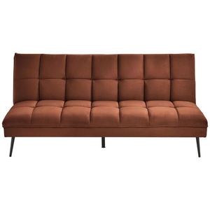 MID.YOU ROZKLADACIA POHOVKA, textil, hrdzavá vyobraziť