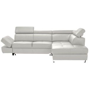 Celina Home ROHOVÁ SEDACIA SÚPRAVA, textil, koža, svetlosivá vyobraziť