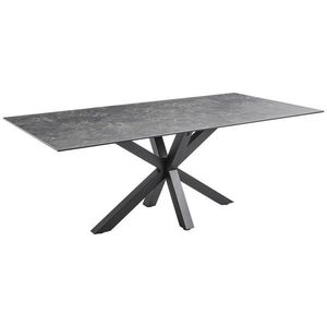 Livetastic JEDÁLENSKÝ STÔL, čierna, tmavosivá, 200/100/75 cm vyobraziť