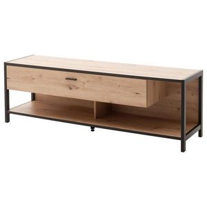 XXXL TV DIEL, antracitová, farba duba, 175/57/46 cm vyobraziť