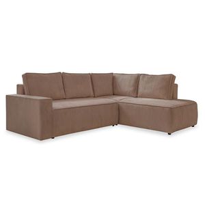 MID.YOU ROHOVÁ SEDACIA SÚPRAVA, textil, taupe vyobraziť