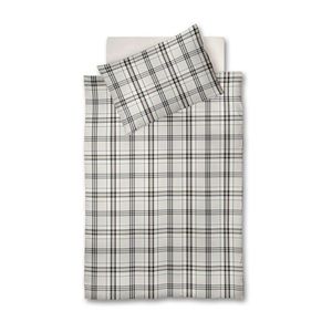 Fleuresse POSTEĽNÁ BIELIZEŇ, flanel, biela, tmavosivá, svetloružová, 140/200 cm vyobraziť