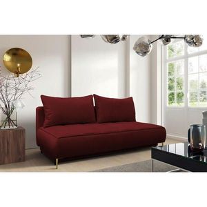 MID.YOU ROZKLADACIA POHOVKA, textil, bordová vyobraziť