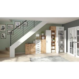 Carryhome REGÁL, biela, 45/115/40 cm vyobraziť