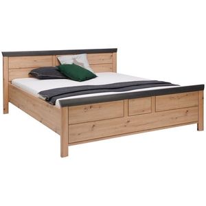 Hom`in POSTEĽ, 180/200 cm, tmavosivá, dub artisan vyobraziť