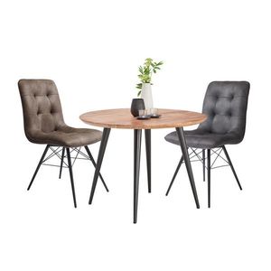 Carryhome JEDÁLENSKÝ STÔL, akácia, čierna, farba akácie, 106/106/76 cm vyobraziť