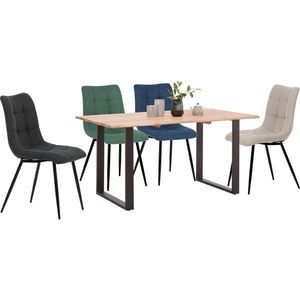 Carryhome JEDÁLENSKÝ STÔL, akácia, čierna, farba akácie, 160/90/76 cm vyobraziť