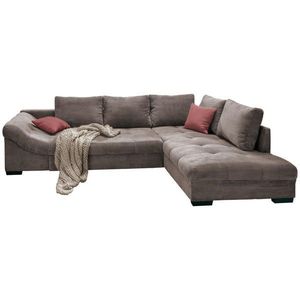 MID.YOU ROHOVÁ SEDACIA SÚPRAVA, textil, taupe vyobraziť