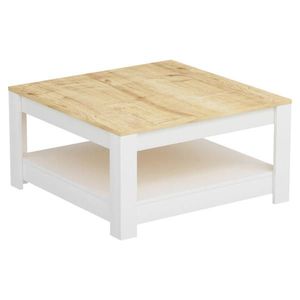 Livetastic KONFERENČNÝ STOLÍK, biela, farba duba, kompozitné drevo, 89/89/45 cm vyobraziť