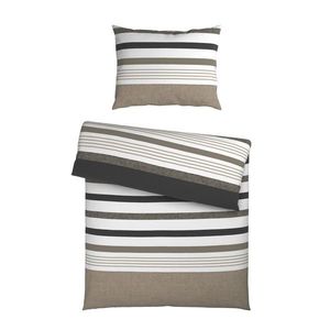 Novel POSTEĽNÁ BIELIZEŇ, renforcé, taupe, 140/200 cm vyobraziť