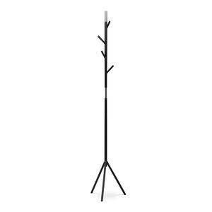 AUTRONIC 80001-01 BK Věšák stojanový, výška 179 cm, kovová konstrukce, černý matný lak, nosnost 6 kg vyobraziť