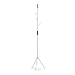 AUTRONIC 80001-01 WT Věšák stojanový, výška 179 cm, kovová konstrukce, bílý matný lak, nosnost 6 kg vyobraziť