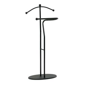 AUTRONIC 83213 BK Němý sluha, výška 110 cm, masiv kaučukovník, černé moření, kov černý vyobraziť