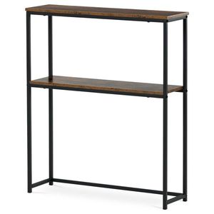 AUTRONIC CT-G1082 OLW Konzolový stolek s policí, 70x20x82 cm, dekor staré dřevo vyobraziť