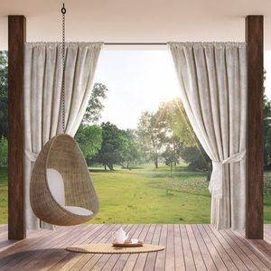 ArtFir Záves na terasu GARDEN 15 P | púdrová/krémová 155 x 200 cm vyobraziť