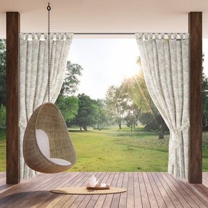 ArtFir Záves na terasu GARDEN 12 PU | krémová 155 x 200 cm vyobraziť