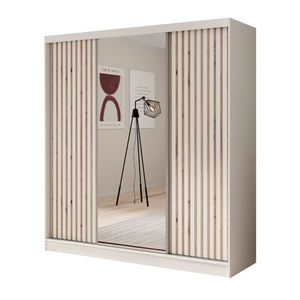 ArtAdrk Šatníková skriňa IDA | biela / biela 200 cm vyobraziť
