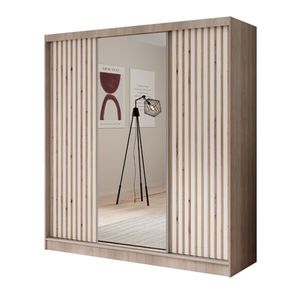 ArtAdrk Šatníková skriňa IDA | dub sonoma / biela 200 cm vyobraziť