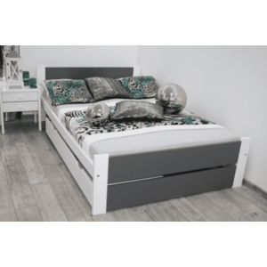 Elvisia Posteľ LEA s roštom | 80 x 200 cm Farba: Sivá vyobraziť