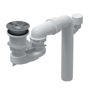 VILLEROY & BOCH - Příslušenství Vaňová odtoková a prepadová súprava, ViFlow, chróm U90953061 vyobraziť