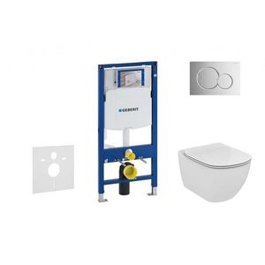 GEBERIT - Duofix Set predstenovej inštalácie, klozetu a dosky Ideal Standard Tesi, tlačidla Sigma01, Aquablade, SoftClose, lesklý chróm 111.300.00.5 NU2 vyobraziť