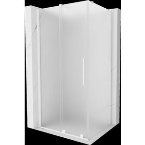 MEXEN/S - Velár sprchovací kút, posuvné dvere 90 x 70, dekor, biela 871-090-070-31-20 vyobraziť