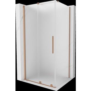 MEXEN/S - Velár sprchovací kút, posuvné dvere 90 x 70, dekor, meď kartáčovaná 871-090-070-31-65 vyobraziť