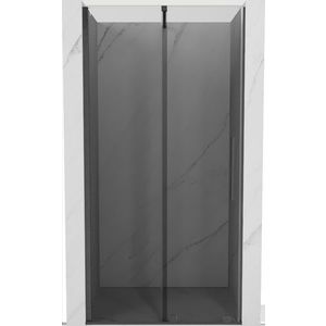 MEXEN/S - Velár posuvné sprchové dvere 110, grafit, grafit kartáčovaná 871-110-000-41-66 vyobraziť