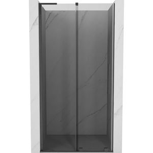 MEXEN/S - Velar L posuvné sprchové dvere 110, grafit, grafit kartáčovaná 871-110-003-41-66 vyobraziť