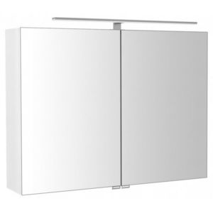 SAPHO - RIWA galérka s LED osvetlením, 81x70x17cm, biela lesk RIW080-0030 vyobraziť