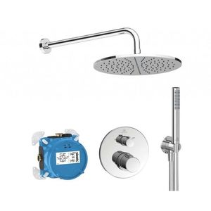 IDEAL STANDARD IDEAL STANDARD - CeraTherm Sprchový set s termostatom pod omietku, s telesom, priemer 30 cm, chróm A7573AA vyobraziť