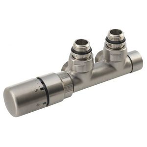 SAPHO - TWIN termostatická pripojovacia súprava ventilu pre stredové pripojenie, ľavá, nerez mat CP3525S vyobraziť