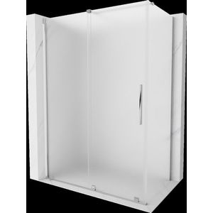 MEXEN/S - Velár sprchovací kút, posuvné dvere 150 x 90, dekor, chróm 871-150-090-31-01 vyobraziť