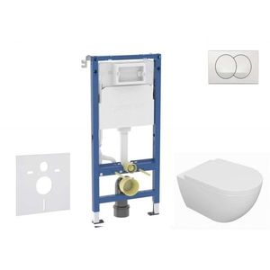 GEBERIT - Duofix Set předstěnové instalace, klozetu Oudee a sedátka softclose, tlačítko Delta, bílá SANI11CA3128B vyobraziť