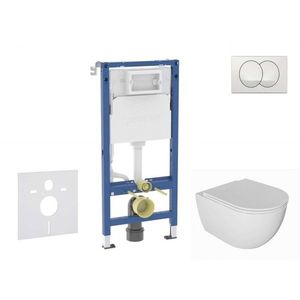 GEBERIT - Duofix Set předstěnové instalace, klozetu Oudee a sedátka softclose, tlačítko Delta, bílá SANI11CA3136B vyobraziť