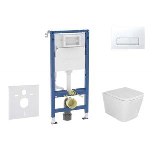 GEBERIT - Duofix Set předstěnové instalace, klozetu Arkas I a sedátka softclose, tlačítko Delta50, alpská bílá SANI11CA3159B vyobraziť