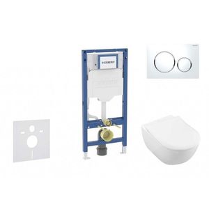 GEBERIT - Duofix Set předstěnové instalace, klozetu Subway 2.0 a sedátka softclose, tlačítko Sigma20, bílá/lesklý chrom SANI11CK3111 vyobraziť