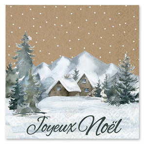 Obrúsky v súprave 20 ks 33x33 cm Cottage – Homéa vyobraziť