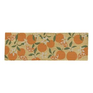 Rohožka z kokosového vlákna 40x120 cm Orange – Artsy Doormats vyobraziť