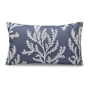 Dekoračný vankúš 30x50 cm Coral Leaf Embroidered – Catherine Lansfield vyobraziť