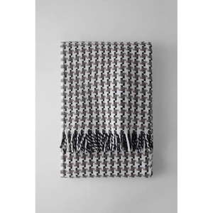 Biela/sivá deka s prímesou bavlny 140x180 cm Pearls – Euromant vyobraziť