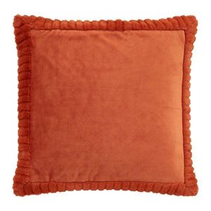 Dekoračný vankúš z mikroplyšu 55x55 cm Velvet and Faux Fur – Catherine Lansfield vyobraziť