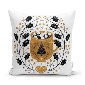 Obliečka na vankúš s vianočným motívom 43x43 cm Golden Illustration – Mila Home vyobraziť