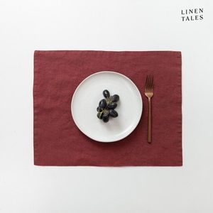 Ľanové prestieranie 35x45 cm Marsala – Linen Tales vyobraziť