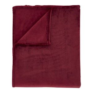Červená deka z mikroplyšu 130x170 cm Raschel Velvet – Catherine Lansfield vyobraziť