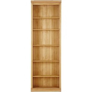 Knižnica z borovicového dreva v prírodnej farbe 74x223x37 cm Anita – Støraa vyobraziť