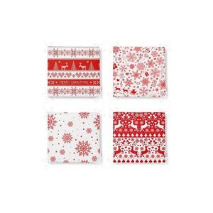 Sedáky v súprave 4 ks s vianočným motívom 40x40 cm Snowflakes – Mila Home vyobraziť