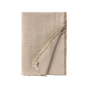 Krémová bavlnená deka 130x180 cm Handloom – Lorena Canals vyobraziť
