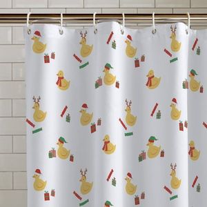 Sprchový záves 180x180 cm Christmas Quacker – Catherine Lansfield vyobraziť