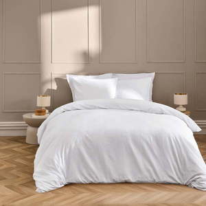 Biele obliečky na dvojlôžko/predĺžené 240x220 cm Linella – douceur d'intérieur vyobraziť